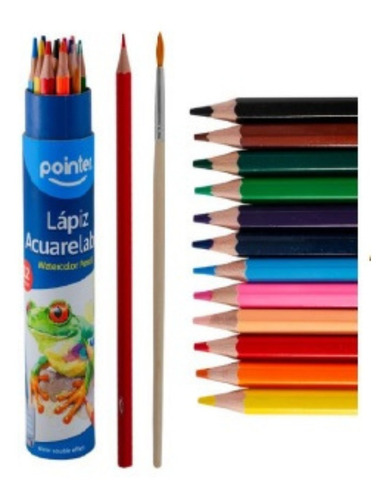 Imagen 1 de 4 de Colores Acuarelable 12 Colores Pointer