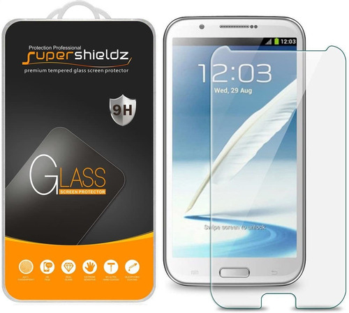 Supershieldz - Protector De Pantalla De Cristal Templado Par