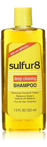  Sulphur 8 Deep Cleaning Shampoo Para La Caspa, 7.5 Onzas