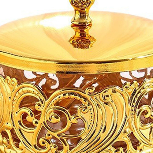 Azucarero Con Tapa, Tarro Decorativo De Lujo, Retro A Prueba
