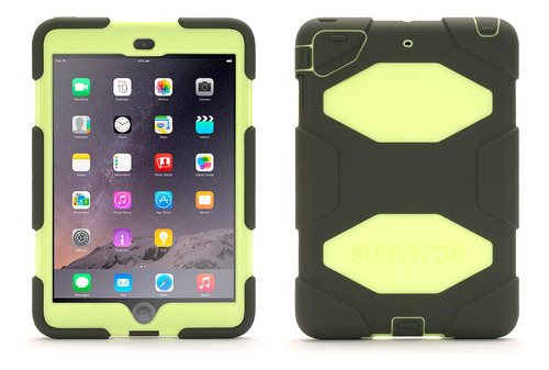 Estuche Survivor All-terrain Verde Oliva/lima iPad Mini...