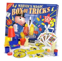 Comprar Caja De 125 Trucos De Marvin's Magic Para Niños, Set De 125 Trucos De Magia Para Niñas Y Niños, Tazas Y Pelotas, Trucos De Cartas, Conejos Mágicos Con Esponja, Escape Con Bloques De Colores, Truco De