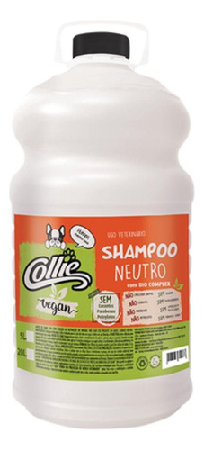 Shampoo Vegan Neutro 5 Litros - Collie