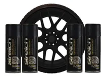 Comprar Stretch Pintura Removible Vinilo En Aerosol Negro Mate X 4