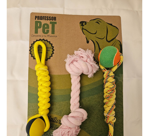 Juguetes Para Perro Cuerdas 3 Pack