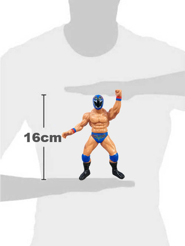 Luchador Titán Figura De Acción Enmascarado Rudo Técnico