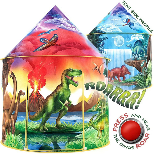 Imagen 1 de 6 de Carpa Tienda De Dinosaurio Con Sonido Juguete Niños W&o