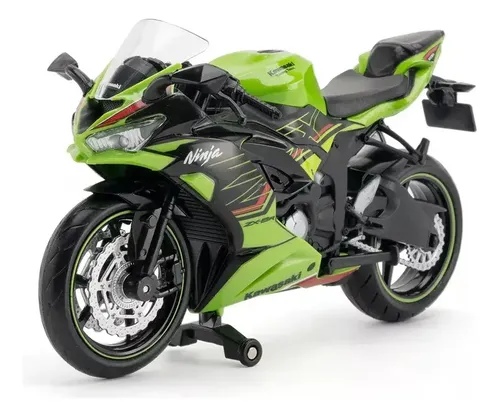 まさき kawasaki Ninja Zx-6r Green Model 1:12 | Cuotas sin interés