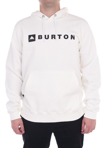 Buzo Canguro Burton Logo Horizontal