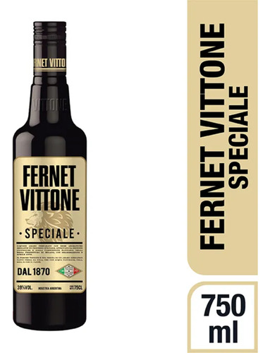  Fernet Vittone Speciale Aperitivo 750ml. Quirino Bebidas