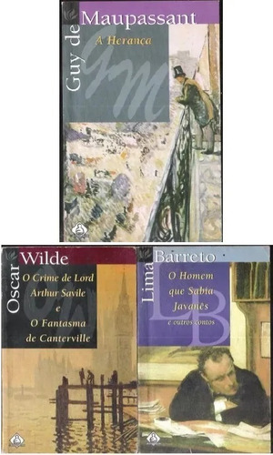 Clássicos De Ouro - Lima Barreto, Oscar Wilde, Guy De Maupa