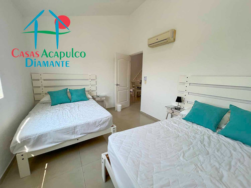 Cad Diamante Lakes Zafiro 316. Terraza Con Vista A Los Jardines Y Albercas