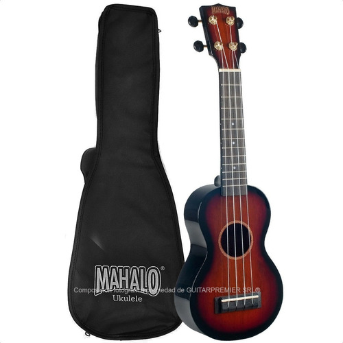 Ukelele Soprano Profesional Mahalo Serie Java Funda Pua