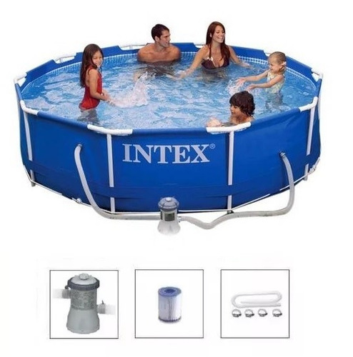 Piscina Intex 4485 Litros Estrutural Bomba Filtro 110v 28201