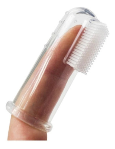 Cepillo De Dientes Para Perro Gato Dedal Suave Kit 2piezas