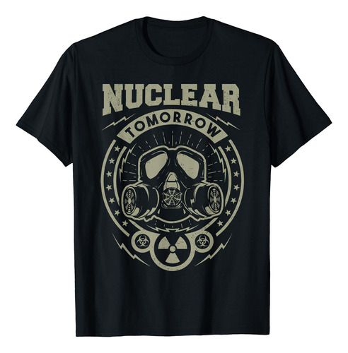 Playera Fallout Nuclear, Camiseta Juego Video Postapocalísis