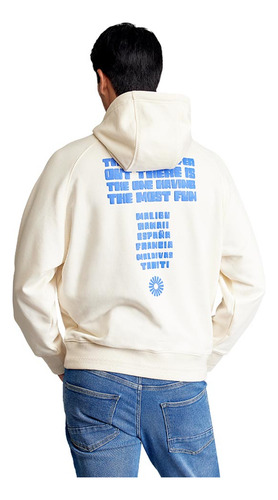 Sudadera Casual Con Capucha Beige Next & Co Para Caballero