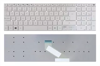 Teclado Gateway Nv57 Ne510 Ne511 Ne512 Blanco Español