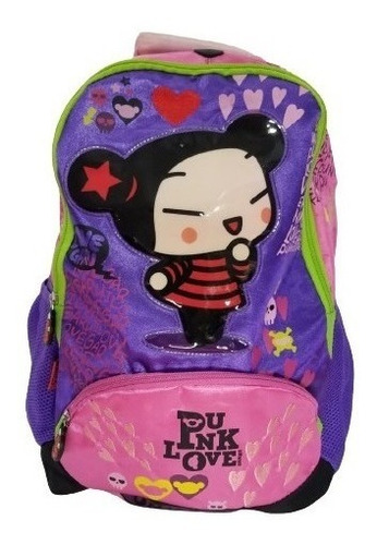 Mochila Grande Escolar Espalda Infantil Puka Animada