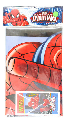 Cartel/letrero Bienvenidos A Mi Fiesta Spiderman