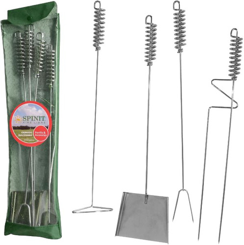 Set Parrillero C/funda 4 Piezas M1510 140180 Spinit