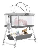 Comprar Moisés Para Bebé, 3 En 1, Moisés De Noche Para Bebé Gris