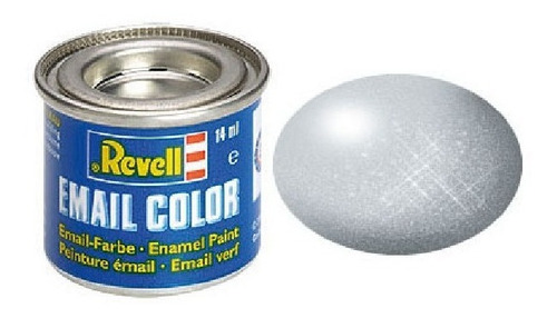 Tinta Esmalte Sintético Alumínio Metálico 14ml Revell 32199