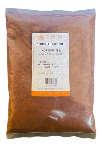 Chile Chipotle Molido Puro En Polvo  1 Kg 