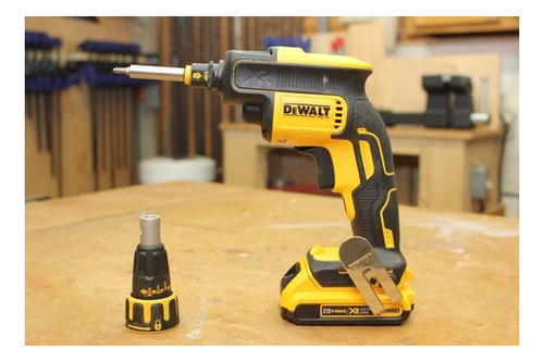 Imagen 2 de 5 de Atornillador Dewalt Yeso Xr Sin Carbones 20v Dcf620d2