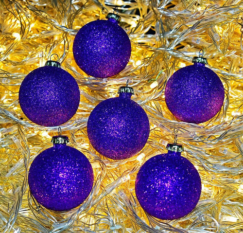 Esferas De Navidad Decoración Árbol Navideño Plástico
