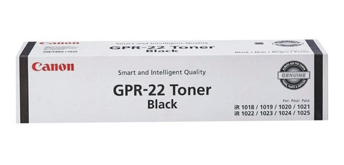 Toner Fotocopiadora Canon Gpr-22 Color Negro Original 