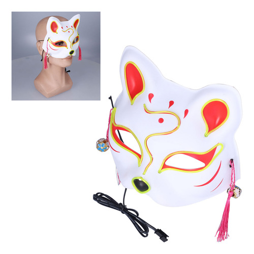 Máscaras De Vestir Máscara De Anime De Estilo Japonês Led Ha