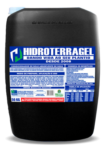 Gel Para Plantio - Mantém A Hidratação Radicular (50kg)
