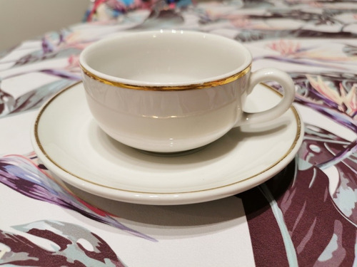 Taza Y Plato De Cafe Verbano Belgrano (Usado)