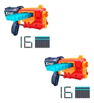 Comprar X 2 Pistolas Lanza Dardos X-shot Quick Slide Cargador Rápido