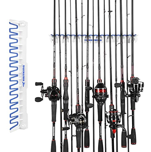 Patented V15 Vertical Fishing Rod Holder  Wall Mount...
