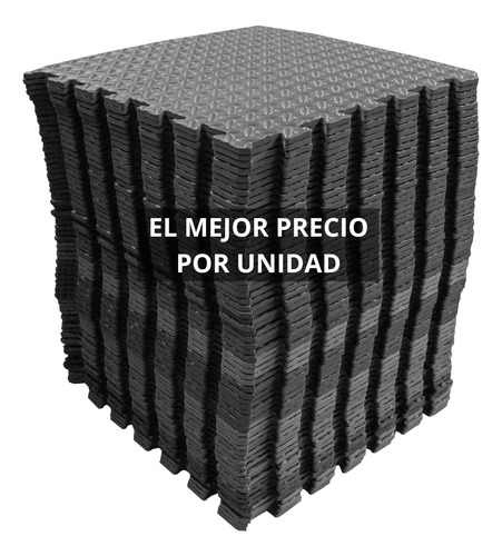 Tapete Gimnasio Armable Cubre 2 M2 8 Pzs 50 X 50 Ejercicio