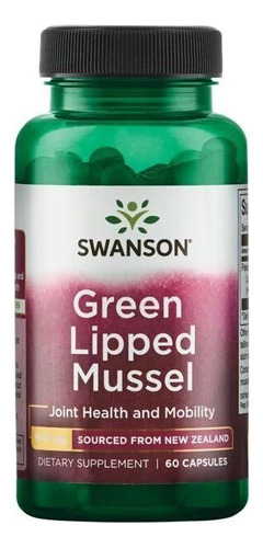 Mejillon De Labio Verde Green Lipped Mussel 60 Caps Eg N07 Sabor Nd