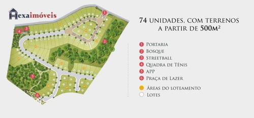 Terreno À Venda, 504 M² Por R$ 320.000,00 - Quintas Do Ingaí - Santana De Parnaíba/sp - Te0282