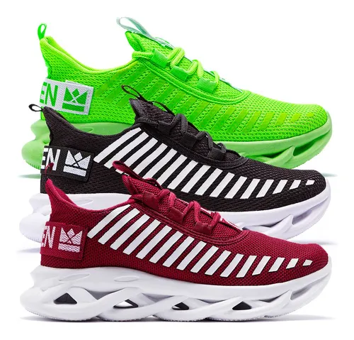Combo 3 T nis Masculino Original Jaguar Corrida Academia Frete