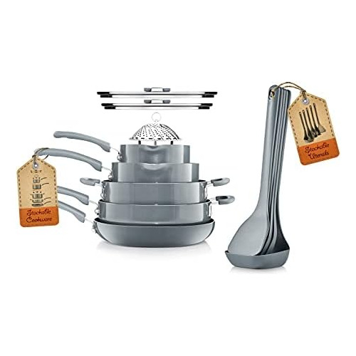 Kitchenware Cookware, Non-stick Pans And Pots With Fold...