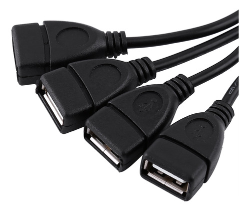 Extensión Ethernet 2.0 Hub Hub De 4 Puertos Usb A Rj45