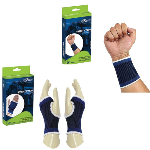 2 Protetor De Mão Luva + 2pulso Para Academia Proteção O Par