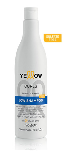 Shampoo Hidratante Para Cabelos Cacheados Yellow Curls 500ml