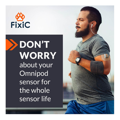 Fixic 25 Pack Patches Adhesivos Perfecto Para OmniPod Las De