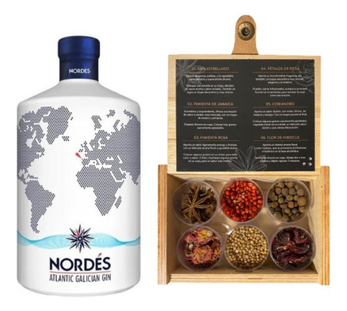 Gin Nordes Atlantic + Caja Mixologia Botanica X6 Fullescabio