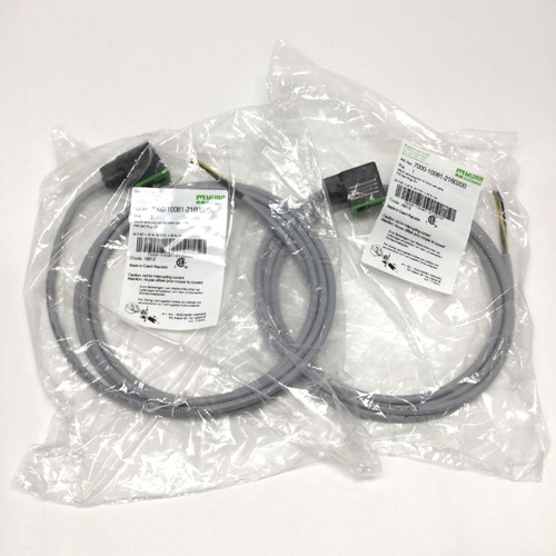 Lot Of 2 Murr 7000-10081-2160200 Cable Cordset, Msud Val Ssb