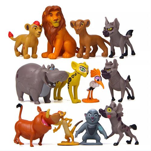 El Rey León Set Mini Figuras Juguetes Muñecos Disney 