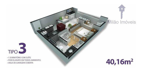 Imagem 5 de 7 de Apartamento 1 Dormitório À Venda, 40m², Em Sorocaba/sp - Vila Jardini - Sorocaba/sp - Ap1037