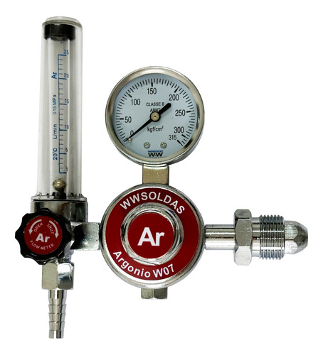 Regulador De Gas Argônio Para Solda Mig E Tig Com Fluxometro